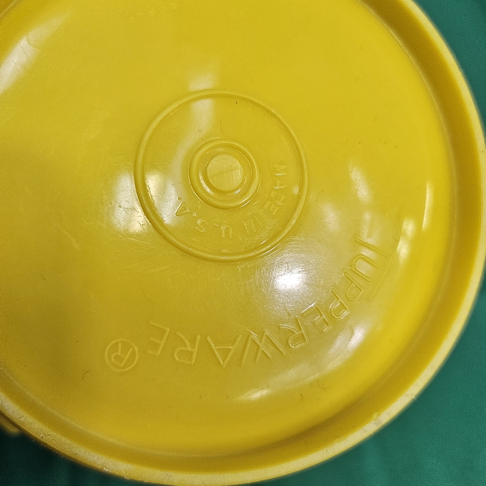 Vtg Tupperware Servalier Storage Bowls Yellow Orange Green 886-31 Lot 812-41 - Picture 11 of 16